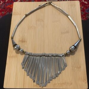 Vintage Fringe Bib Necklace